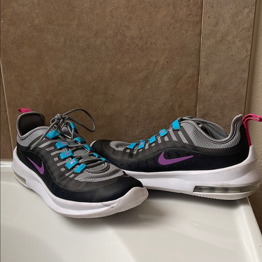 Nike Air Max Gray and Black Sneakers